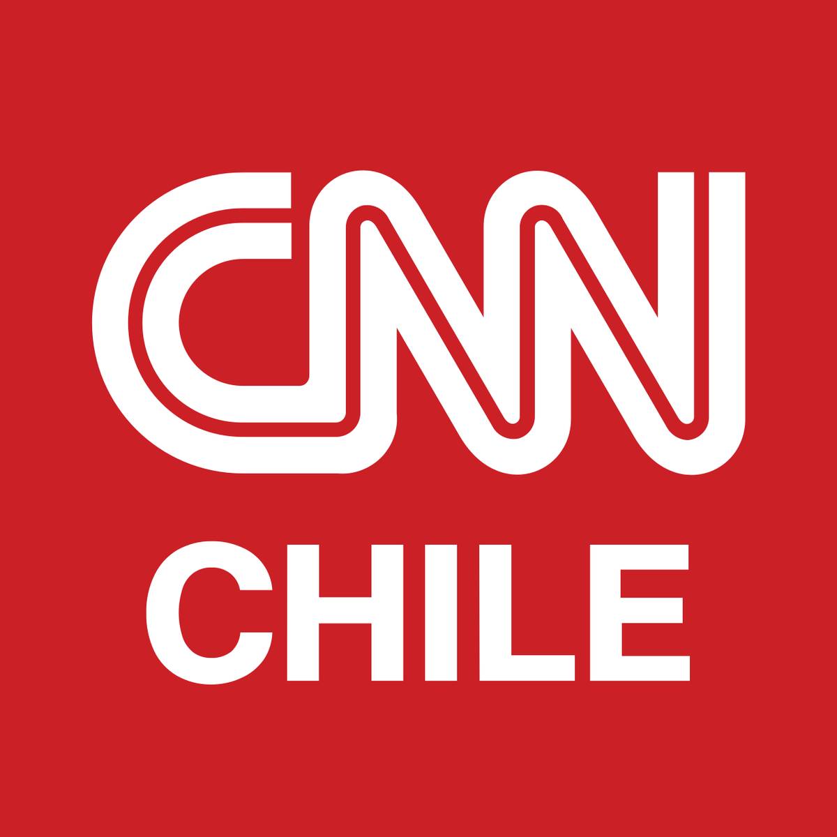 Es una imagen con fondo rojo que muestra el logotipo de CNN Chile en letras blancas grandes y en negrita.